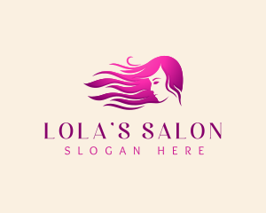 Woman Hair Salon logo design