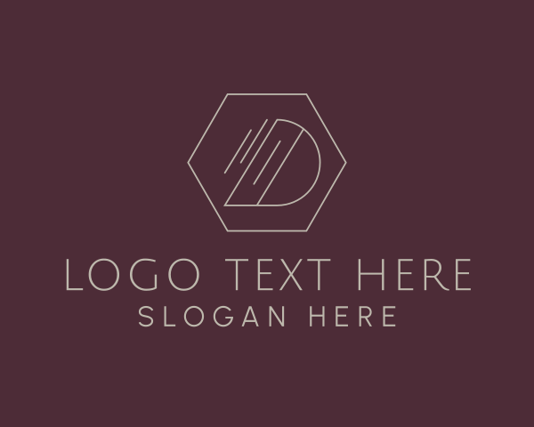 Hexagon logo example 4