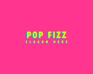 Neon Pop Hipster logo design