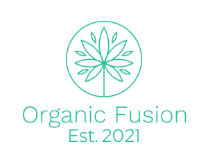 Organic Marijuana Herb logo