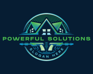  Sanitation Pressure Wash logo design