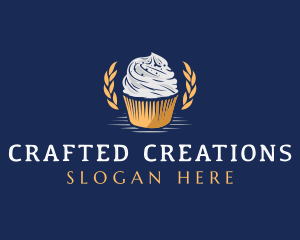 Sweet Cupcake Dessert logo design