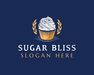 Sweet Cupcake Dessert logo design