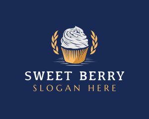 Sweet Cupcake Dessert logo design