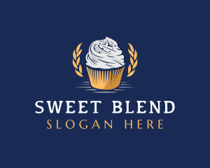 Sweet Cupcake Dessert logo design