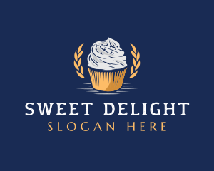 Sweet Cupcake Dessert logo design