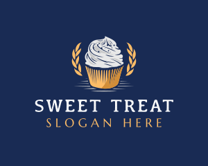 Sweet Cupcake Dessert logo design