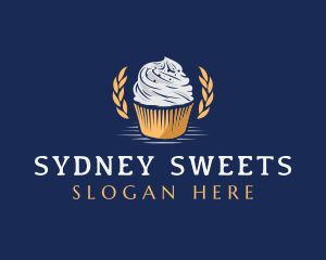 Sweet Cupcake Dessert logo design