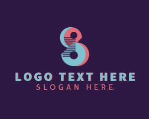 Digital Modern Letter S logo