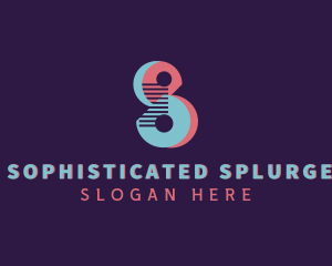 Digital Modern Letter S logo design