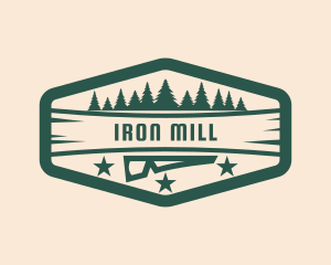 Tree Lumber Mill logo design