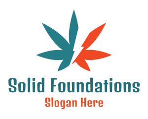 Bolt Marijuana Drug logo