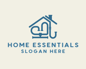 Residential Home Plumbing Repair logo design