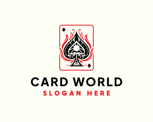 Spade Card Game logo