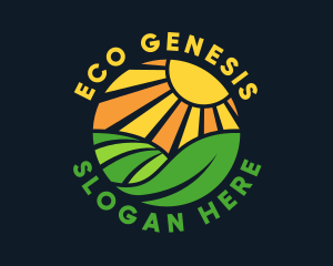 Eco Sunrise Field logo design