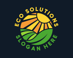 Eco Sunrise Field logo design