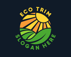 Eco Sunrise Field logo design