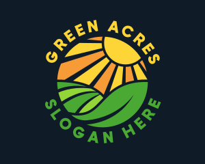 Eco Sunrise Field logo design