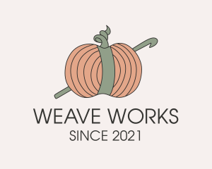 Squash Yarn Ball  logo design