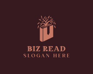 Bookmark Tree eBook logo design