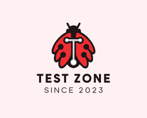 Ladybug Beetle Drone logo design