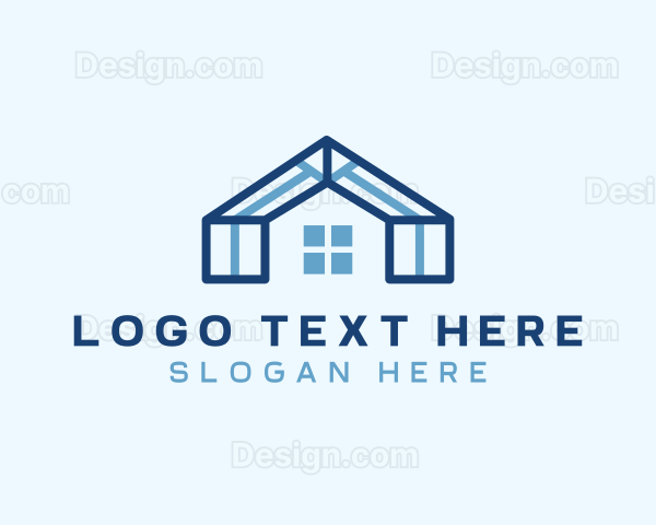 Roof Builder Construction Logo