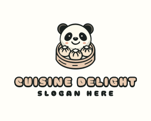 Panda Dimsum Restaurant logo design