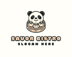 Panda Dimsum Restaurant logo design