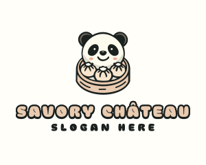 Panda Dimsum Restaurant logo design