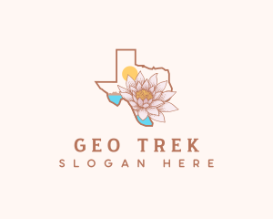 Texas Water Lily logo design