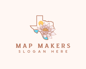 Texas Water Lily logo design