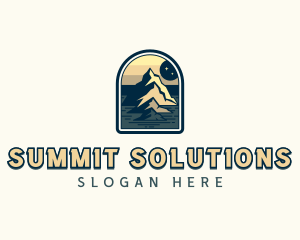 Trek Summit Mountain logo design