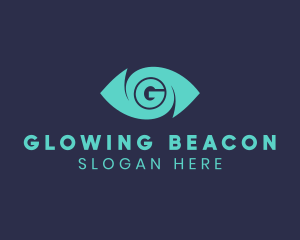 Surveillance Eye Letter G logo design