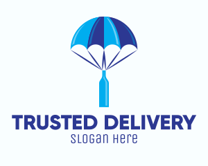 Blue Bottle Delivery logo design