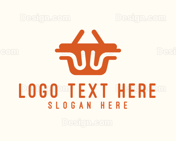 Shopping Basket Retail Logo