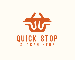 Shopping Basket Retail logo design