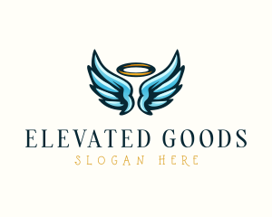 Heaven Halo Wings  logo design