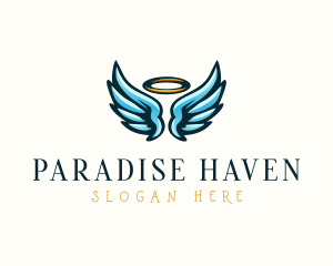 Heaven Halo Wings  logo