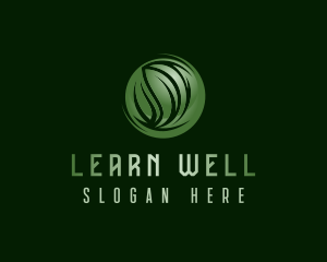 Eco Leaf Wellness logo design