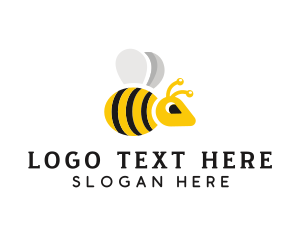 Cartoon - Wasp Bee Cartoon logo design