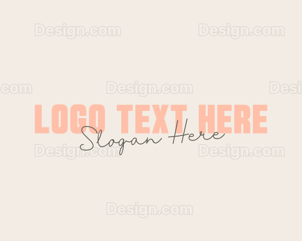 Feminine Brand Business Logo