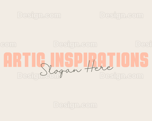 Feminine Brand Business Logo