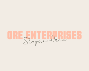 Feminine Brand Business logo design