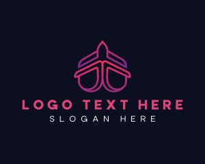 Airplane Trip Travel logo