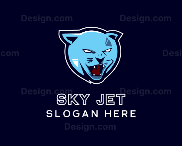 Angry Feline Cat Logo