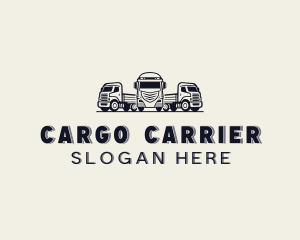 Truck Logistic Cargo logo design