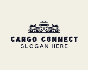 Truck Logistic Cargo logo design