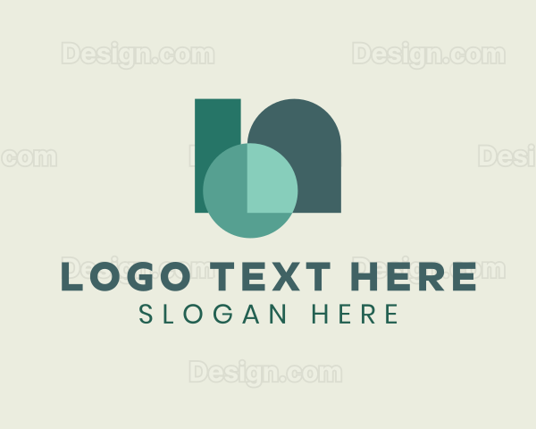 Geometric Arch Window Logo