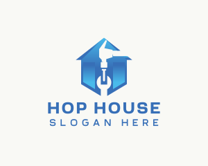 House Maintenance Repair logo design