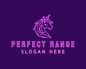 Magical Unicorn Creature  logo design